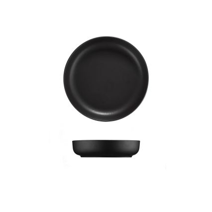 16-osaline must portselanist sööginõude komplekt