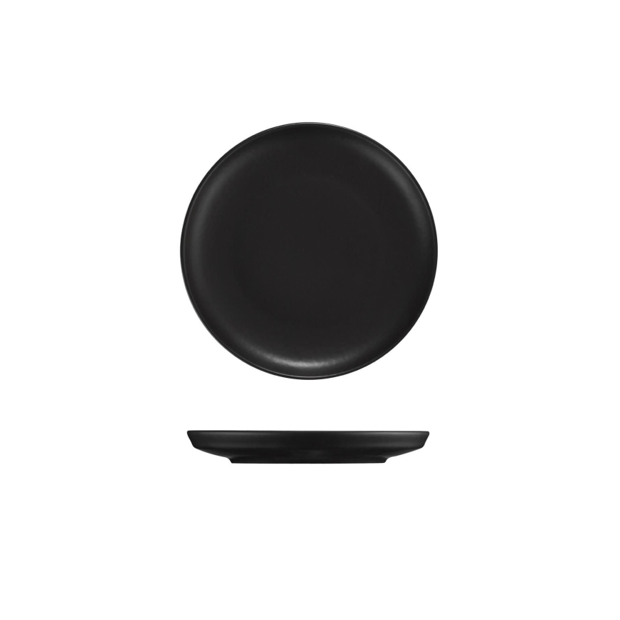 16-osaline must portselanist sööginõude komplekt