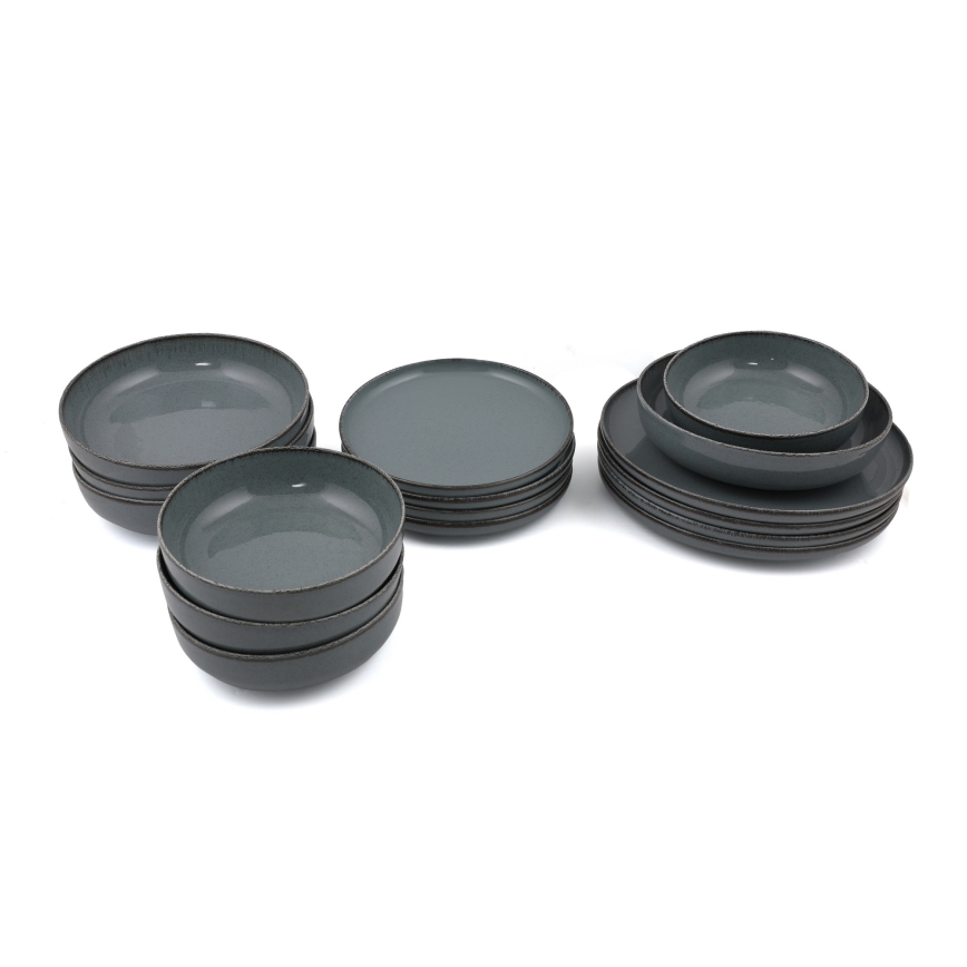 16-osaline söögikomplekt, hall/portselan