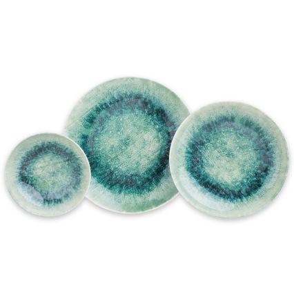 18-osaline sinine portselanist söögikomplekt