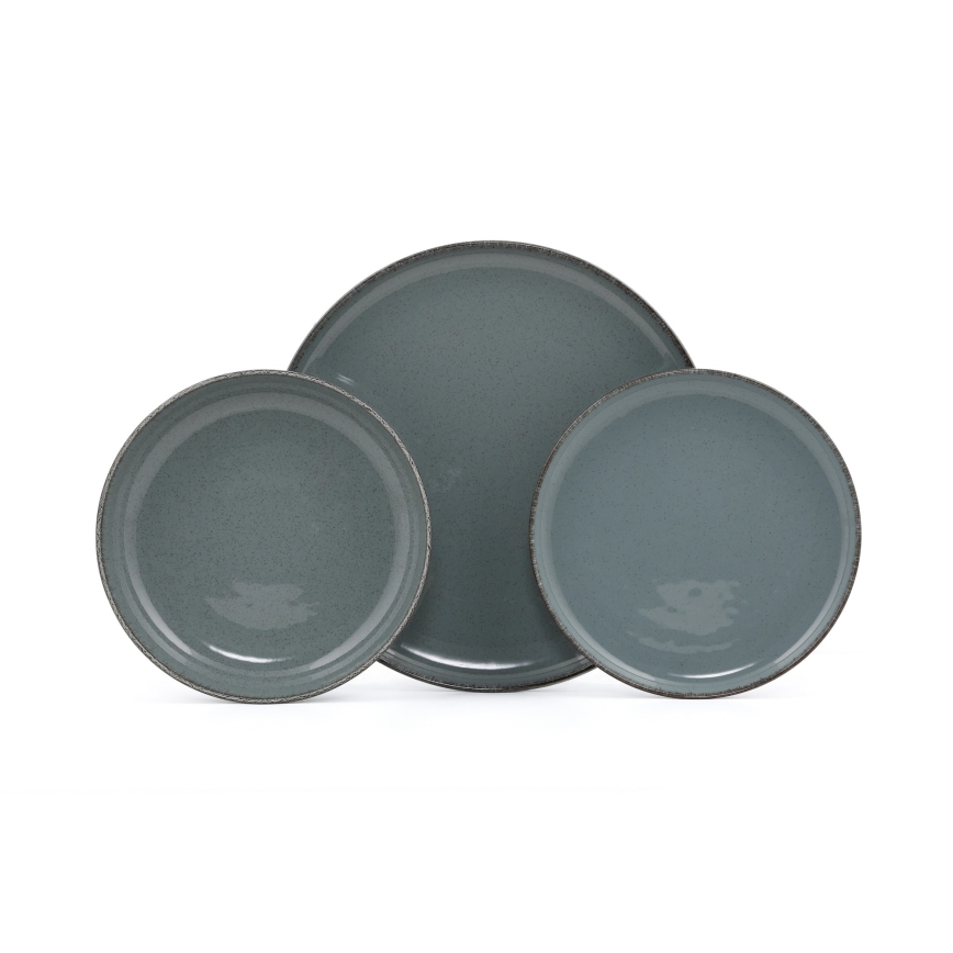 18-osaline sinine portselanist sööginõude komplekt