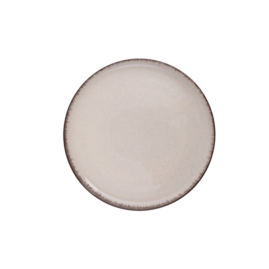 18-osaline söögikomplekt beež/portselan