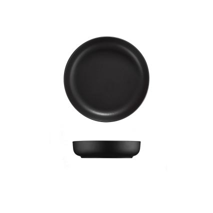 18-osaline söögikomplekt, must/portselan