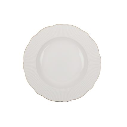 18-osaline söögikomplekt valge/kuldne/portselan