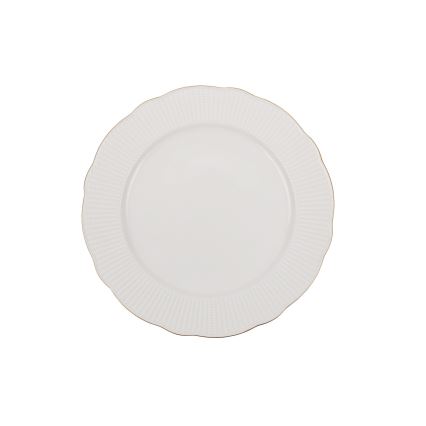 18-osaline söögikomplekt valge/kuldne/portselan