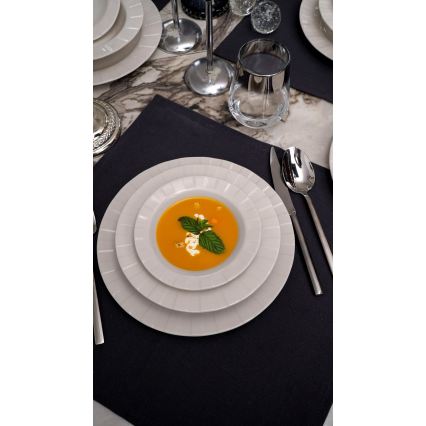 18-osaline söögikomplekt valge/portselan