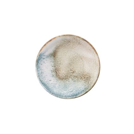 18-osaline värviline portselanist söögikomplekt