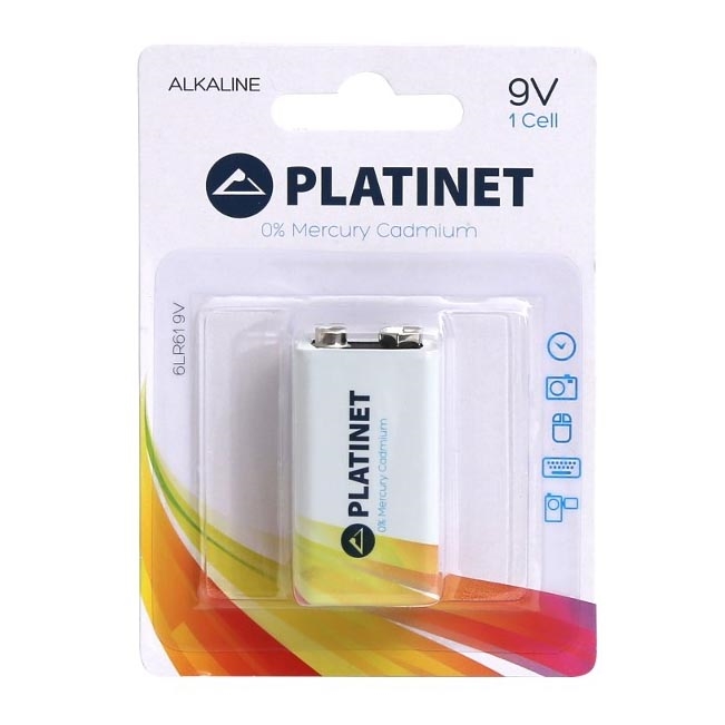 1x Alkaline patarei 6LR61 PRO 9V