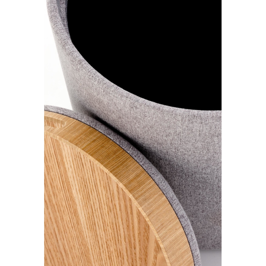 2-osaline AVIKO tumba komplekt, läbimõõt 38 cm / kõrgus 45 cm, hall/beež