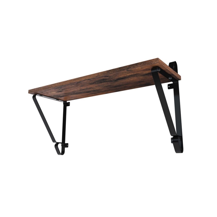 2-osaline komplekt seinariiuleid SHELFY, pruun/must