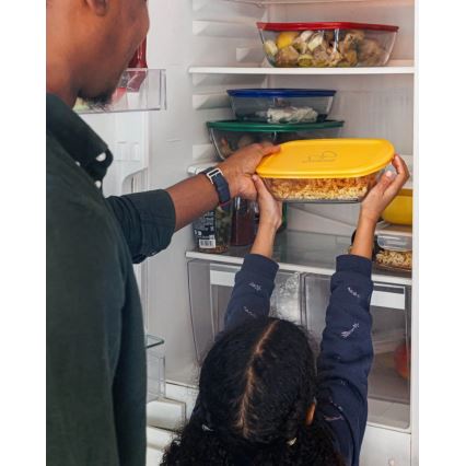 2-osaline PYREX klaasist säilitusnõude komplekt, 1,2/2,5 l