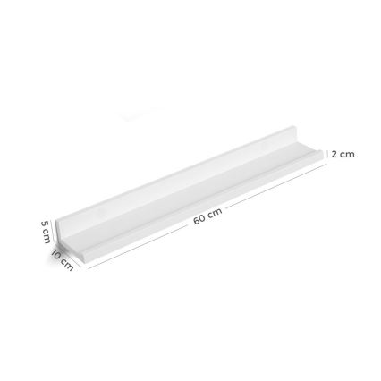 2-osaline seinariiulite komplekt SHELFY, valge