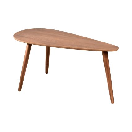 2-osaline SOLE kohvilauakomplekt 60/80x30/40 cm pähkel