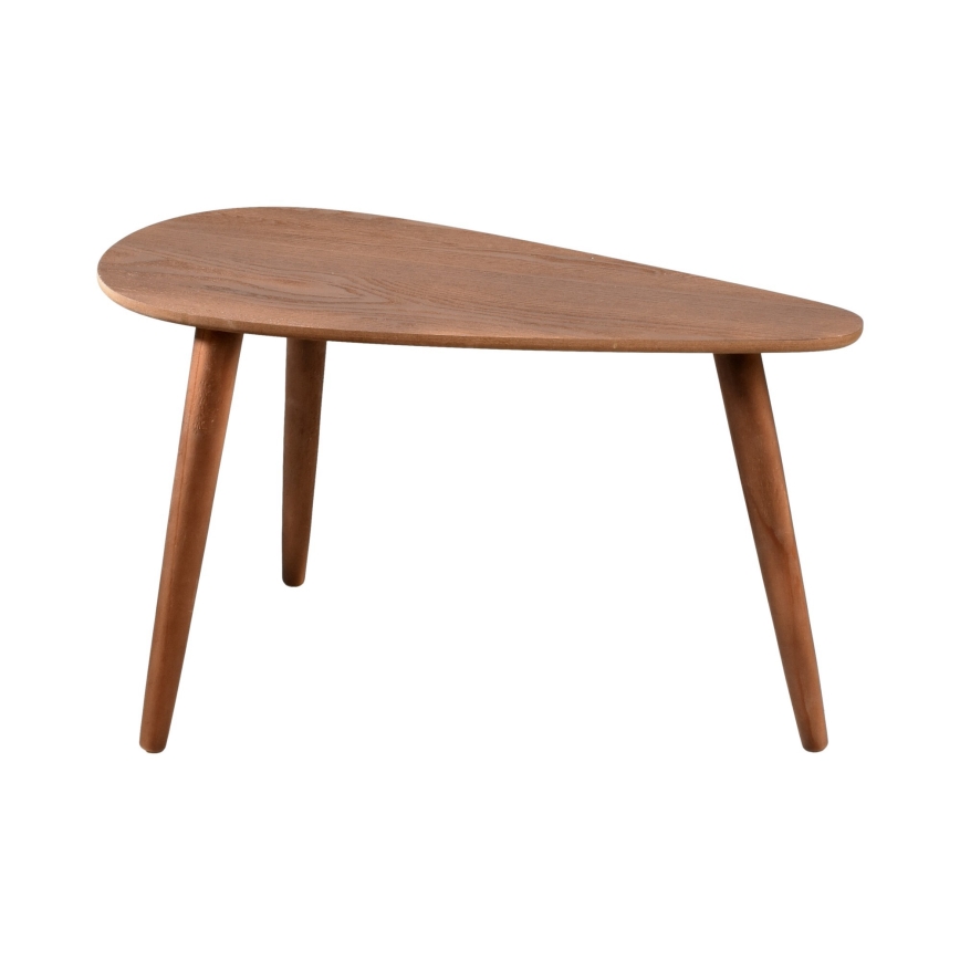 2-osaline SOLE kohvilauakomplekt 60/80x30/40 cm pähkel