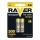 2 tk Laetav patarei AA RAVER NiMH/1,2V/600 mAh