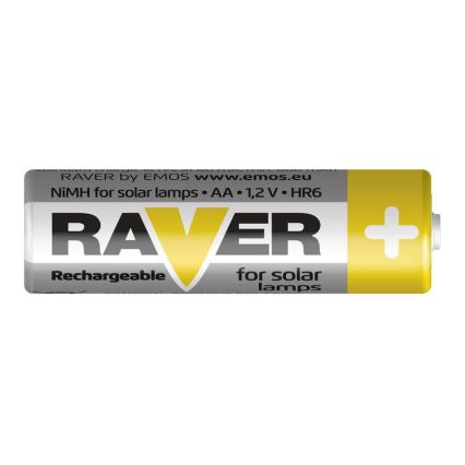 2 tk Laetav patarei AA RAVER NiMH/1,2V/600 mAh