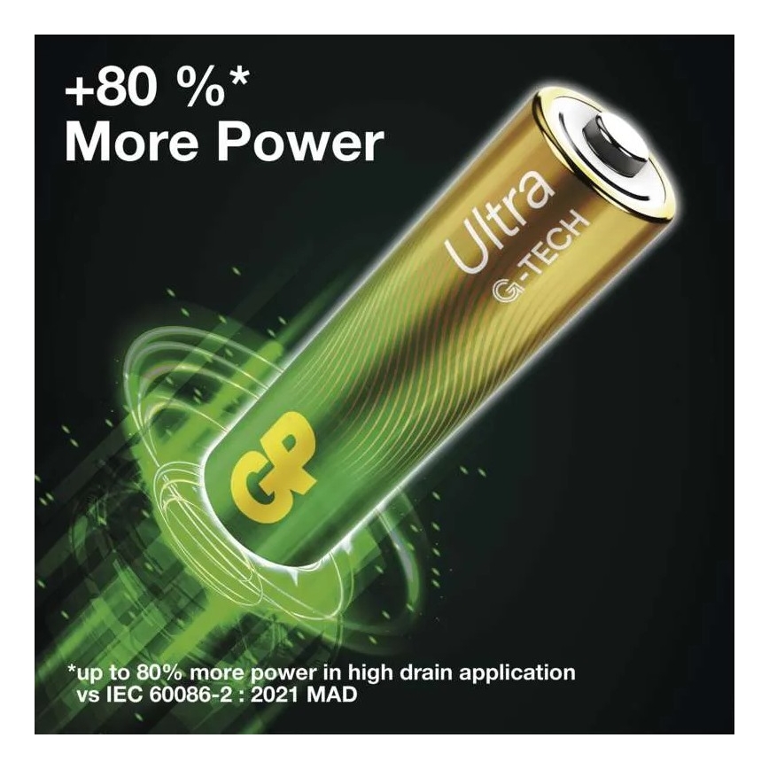 2 tk leelispatareid C GP Ultra 1,5V
