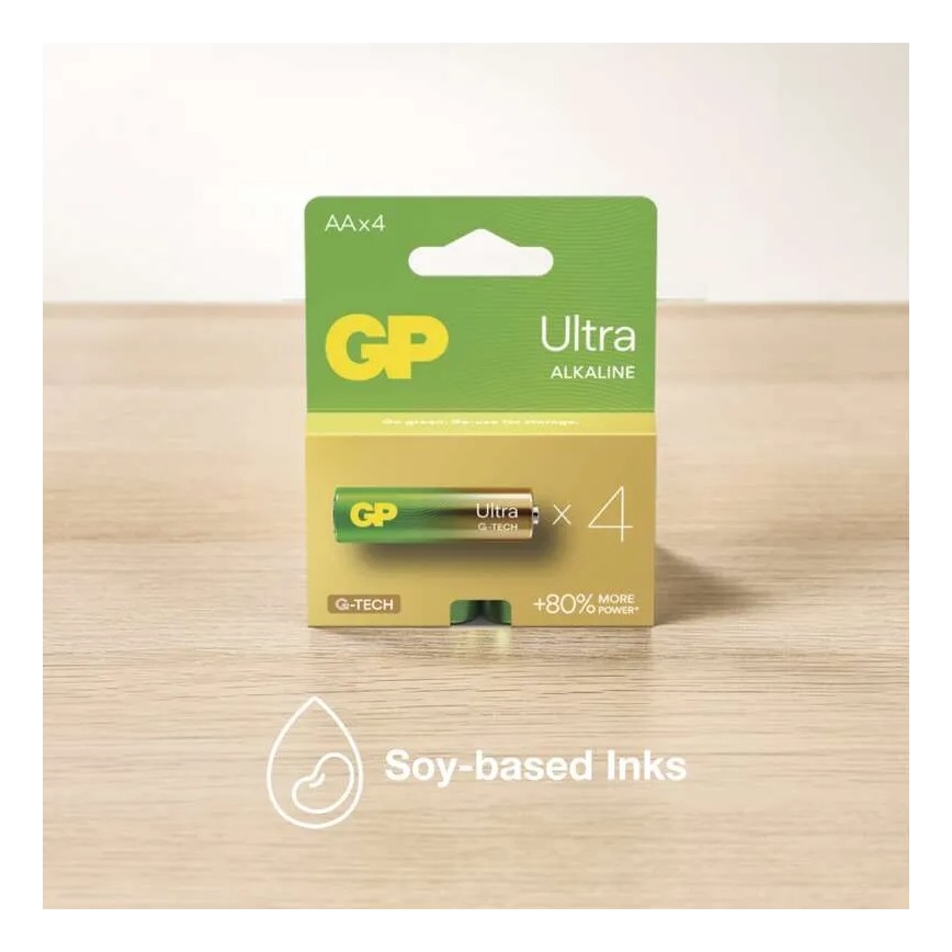 2 tk leelispatareid C GP Ultra 1,5V