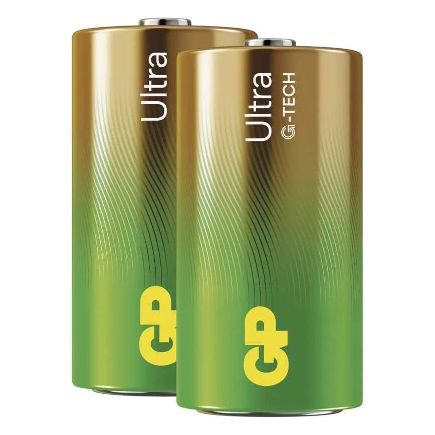 2 tk leelispatareid C GP Ultra 1,5V
