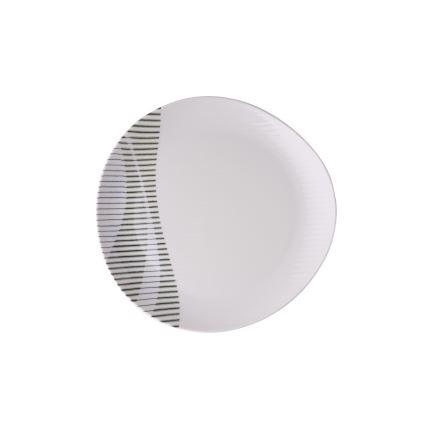 24-osaline erksavärviline portselanist söögikomplekt