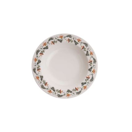 24-osaline erksavärviline portselanist sööginõude komplekt