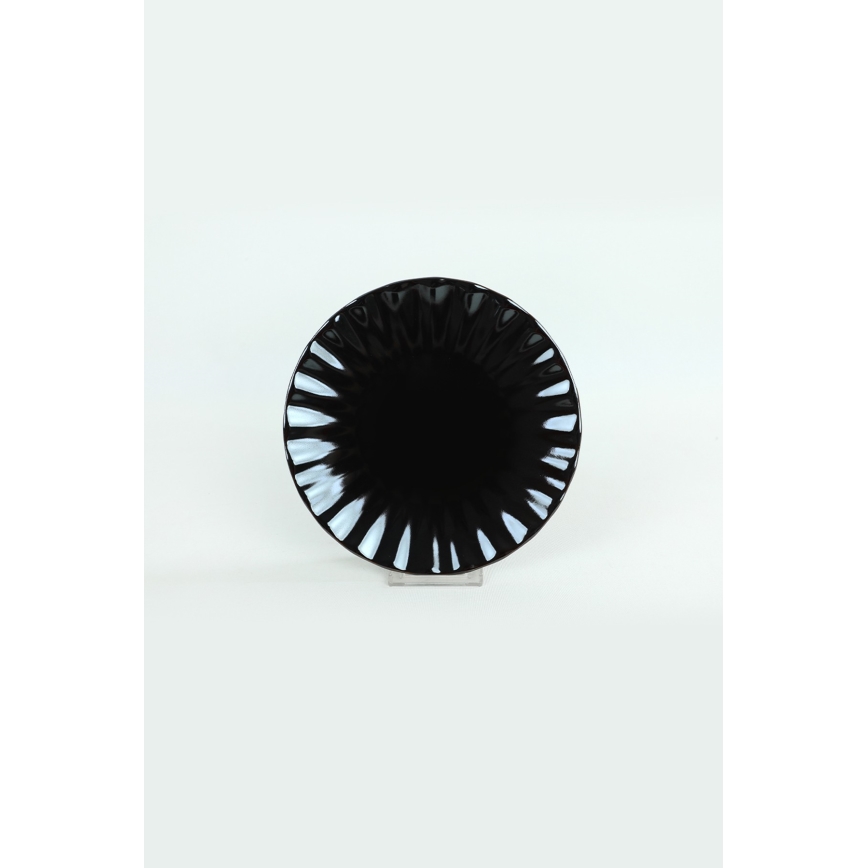 24-osaline mustast keraamikast söögikomplekt