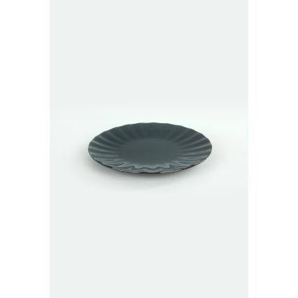 24-osaline mustast keraamikast söögikomplekt