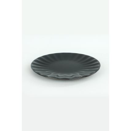 24-osaline mustast keraamikast söögikomplekt