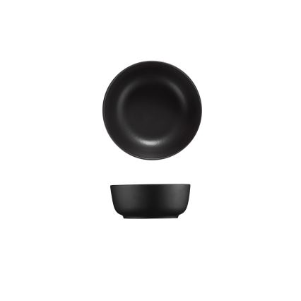 24-osaline mustast portselanist söögikomplekt
