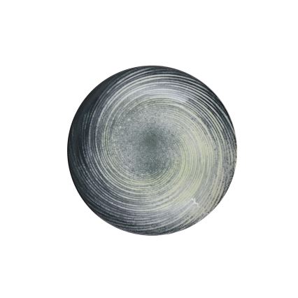 24-osaline portselanist söögikomplekt, roheline/must