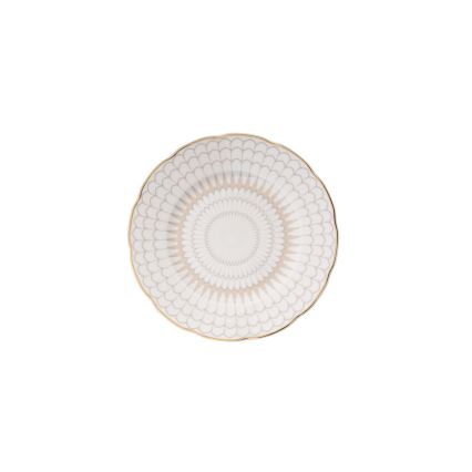 24-osaline portselanist söögikomplekt, valge/kuldne