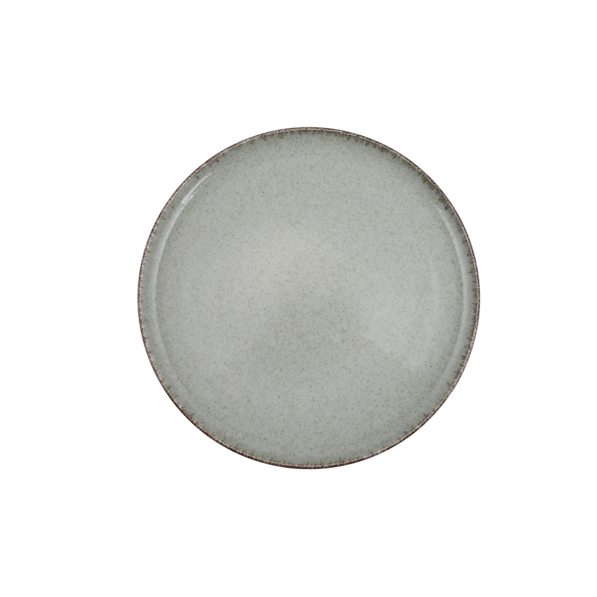 24-osaline portselanist sööginõude komplekt, roheline