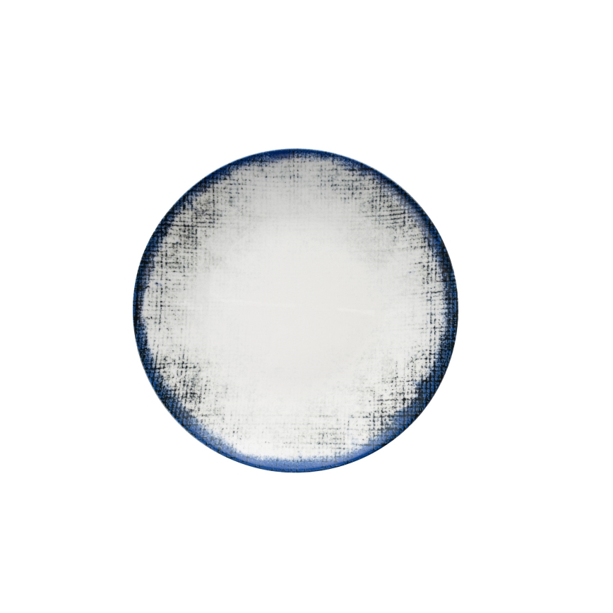 24-osaline portselanist sööginõude komplekt, valge/sinine