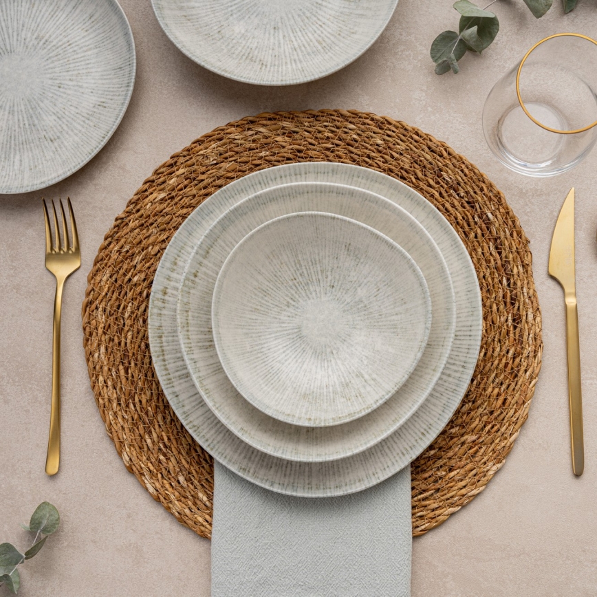 24-osaline söögikomplekt hall/portselan