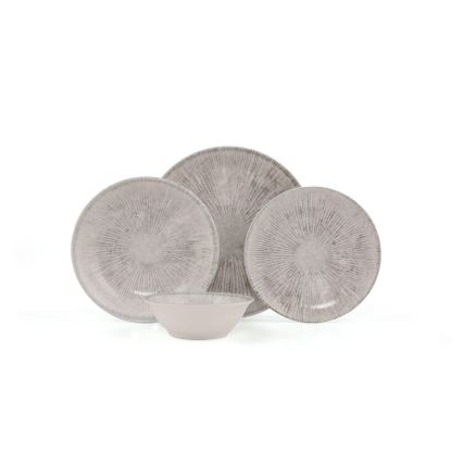 24-osaline söögikomplekt, hall/portselan