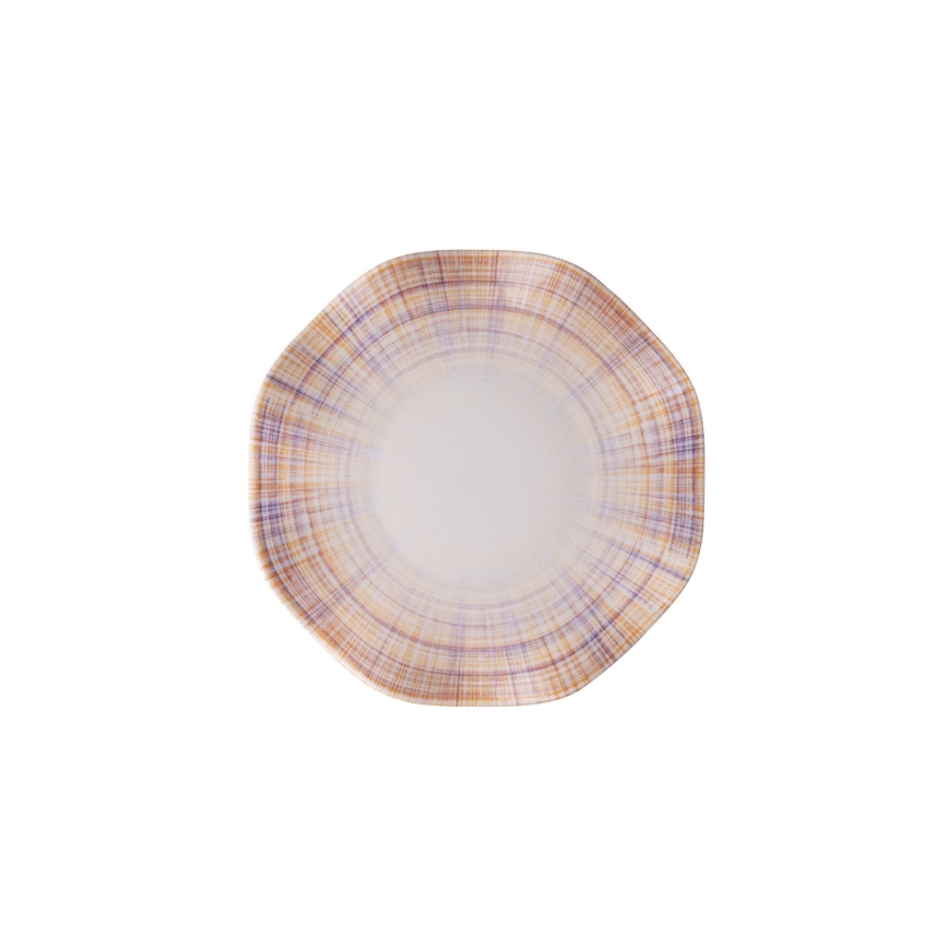 24-osaline söögikomplekt oranž/sinine/portselan