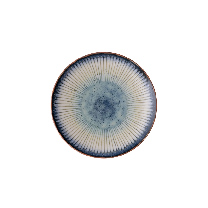 24-osaline söögikomplekt sinine/portselan