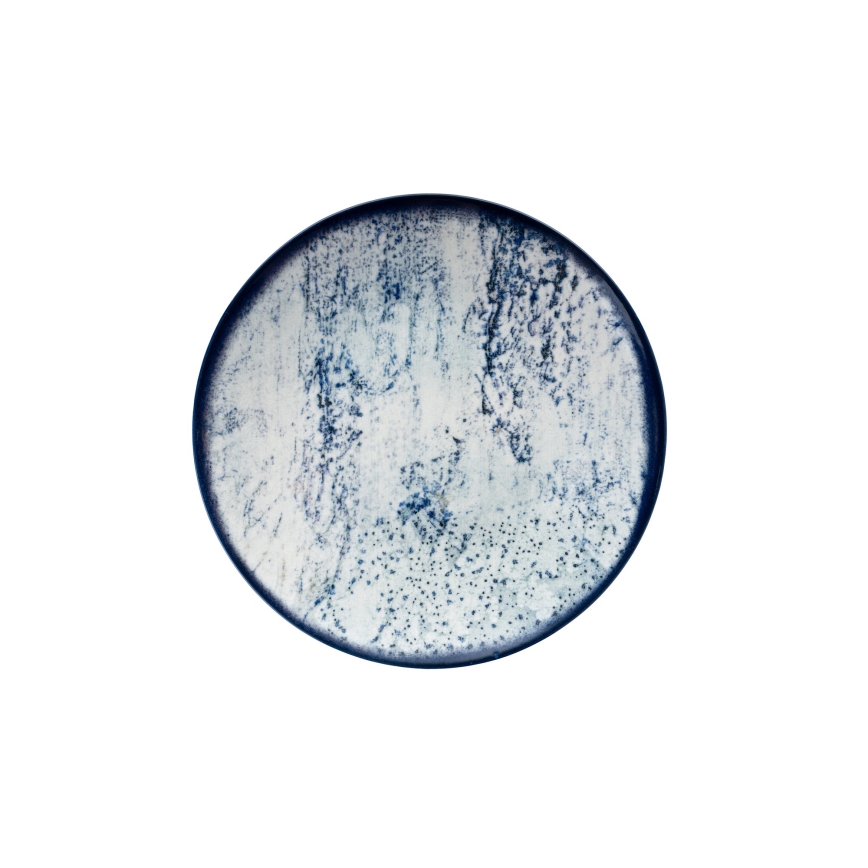 24-osaline söögikomplekt, sinine/portselan