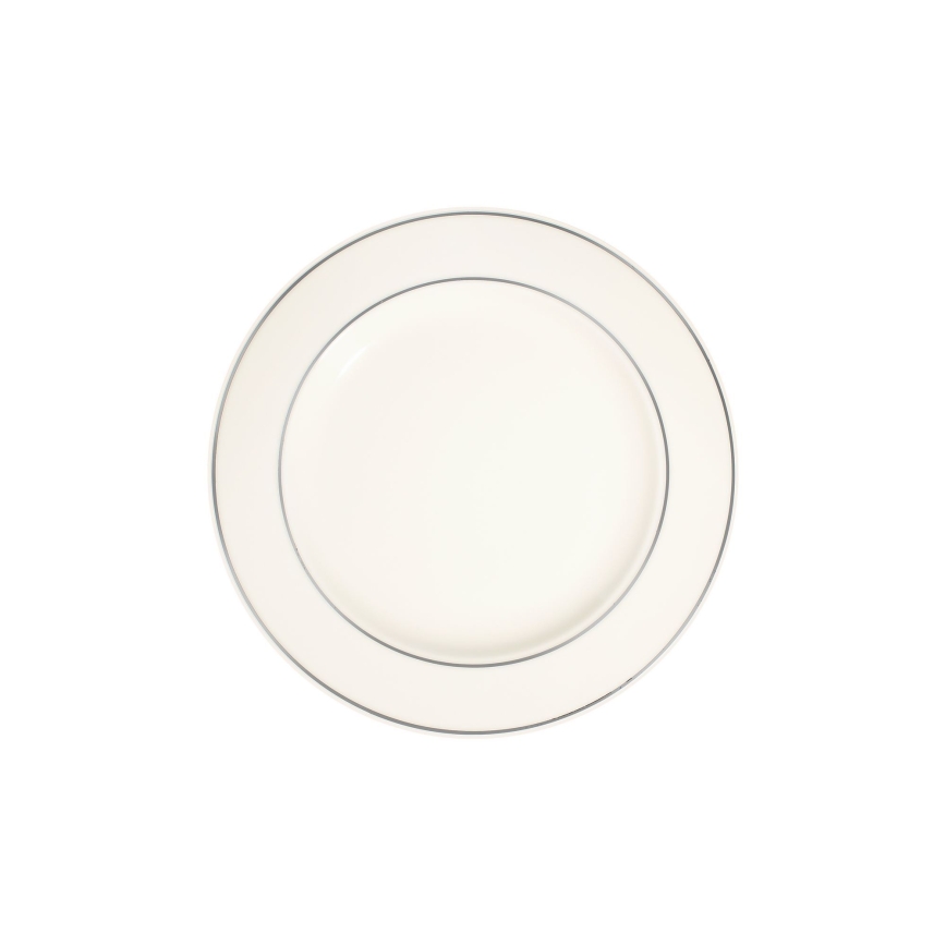24-osaline söögikomplekt valge/hõbedane/portselan