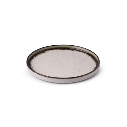 24-osaline söögikomplekt, valge/pruun, portselan