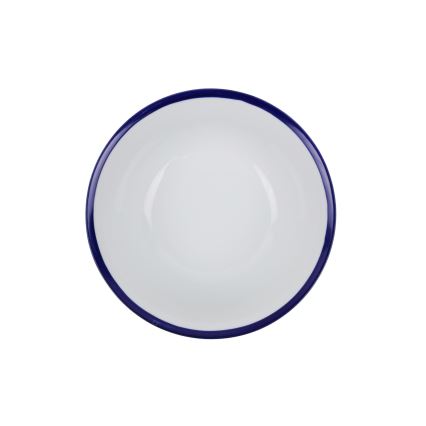 24-osaline söögikomplekt, valge/sinine, portselanist