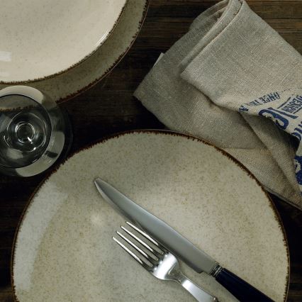 24-osaline sööginõude komplekt, beež/portselan