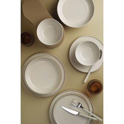 24-osaline sööginõude komplekt, beež/portselan