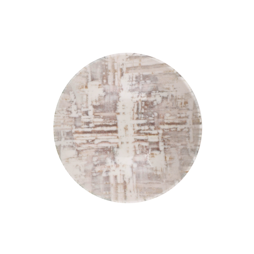 24-osaline sööginõude komplekt pruun/valge/portselan