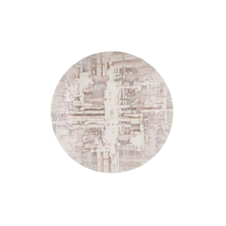 24-osaline sööginõude komplekt pruun/valge/portselan