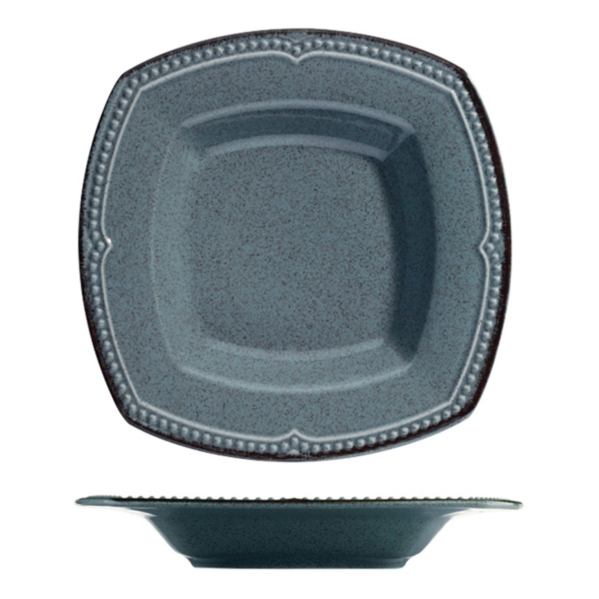 24-osaline sööginõude komplekt, sinine/portselan