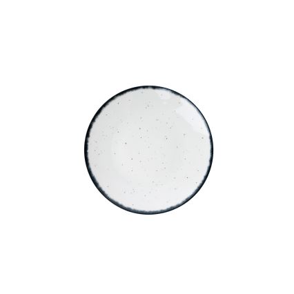 24-osaline sööginõude komplekt, valge/must/portselan