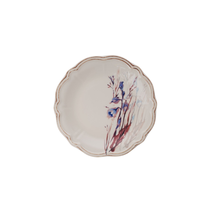 24-osaline värvikirev portselanist söögikomplekt