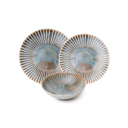 24-osaline värvikirev portselansöögikomplekt