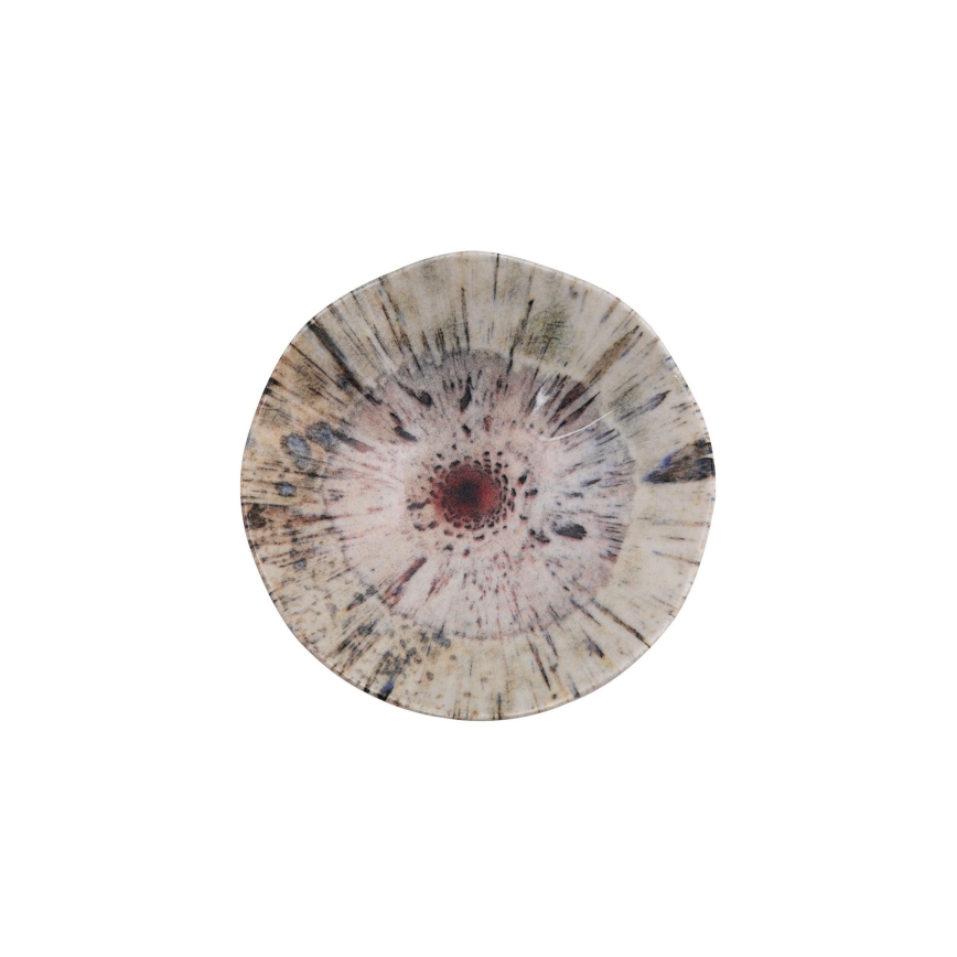 24-osaline värviline portselanist söögikomplekt